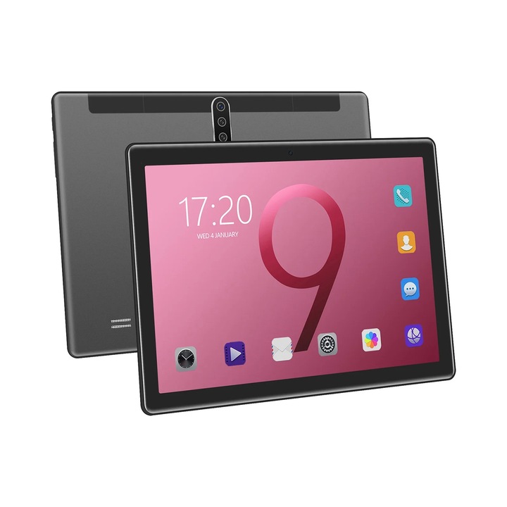 Tableta 10.1 inch, 2+16GB, Android, gri, 24.4x17x0.8cm