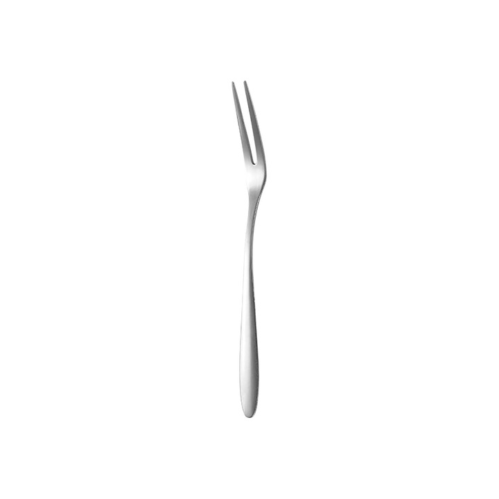 YANYXR gyümölcsvilla 304 rozsdamentes acélból, kétágú, ezüst, 12cm