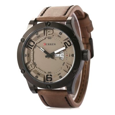 Ceas barbati Curren, carcasa cromata - M8251