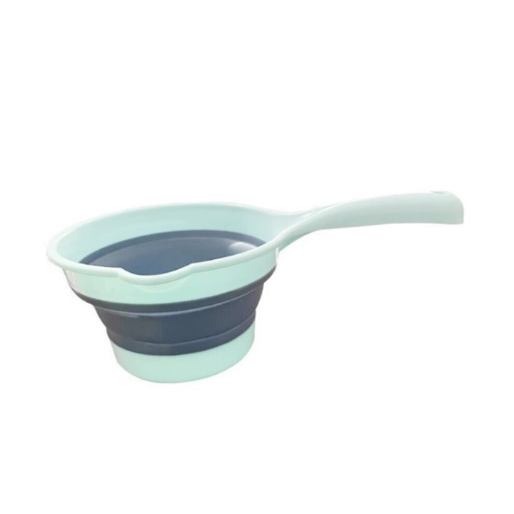 Polonic pliabil plastic 2 buc ergonomic cu cioc turnare multicolor 30x10x5cm