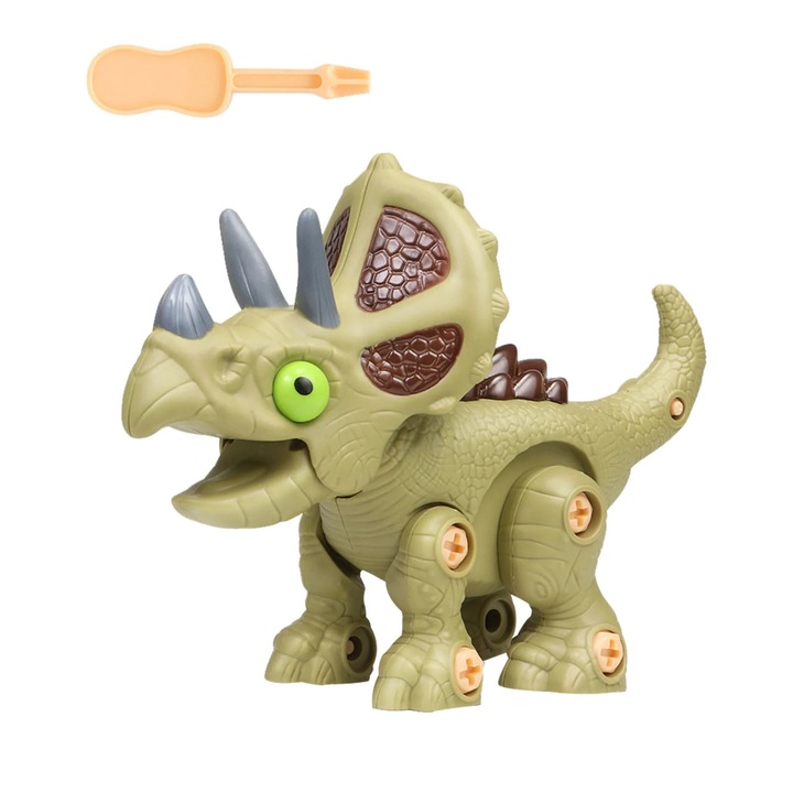Dinoszaurusz játék, YANYXR, kézzel összeszerelhető, többszínű, 195g