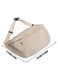 Geanta crossbody YANYXR, capacitate mare, portabila, negru, ajustabil