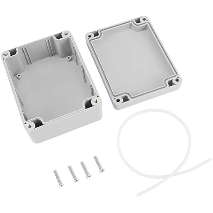 Cutie conexiuni electrice ABS IP65, rezistenta la apa, 115x90x55mm
