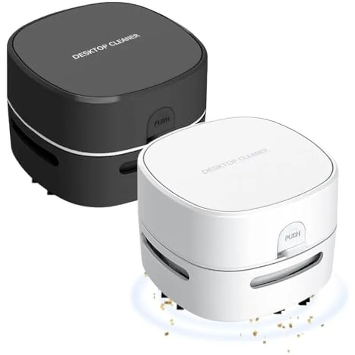 Aspirator de masa portabil, fara fir, putere 500Pa, mic, negru