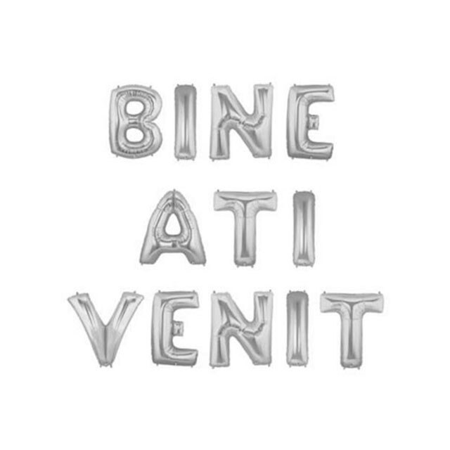 Set baloane folie BINE ATI VENIT