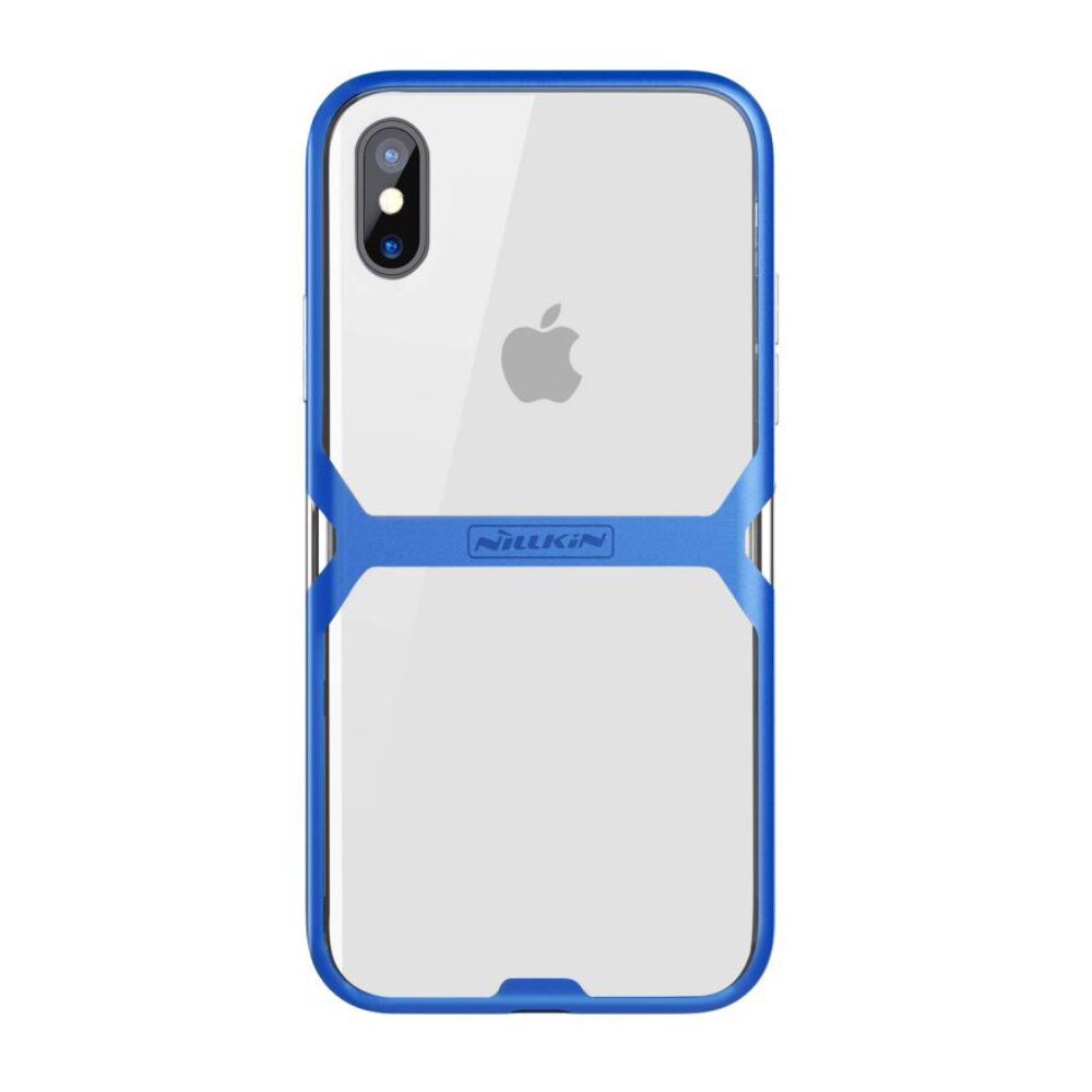 Husa silicon Nillkin Crystal pentru iPhone X, Albastru