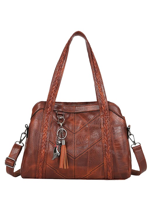 Geanta tote YANYXR piele moale capacitate mare negru 30x12x20cm