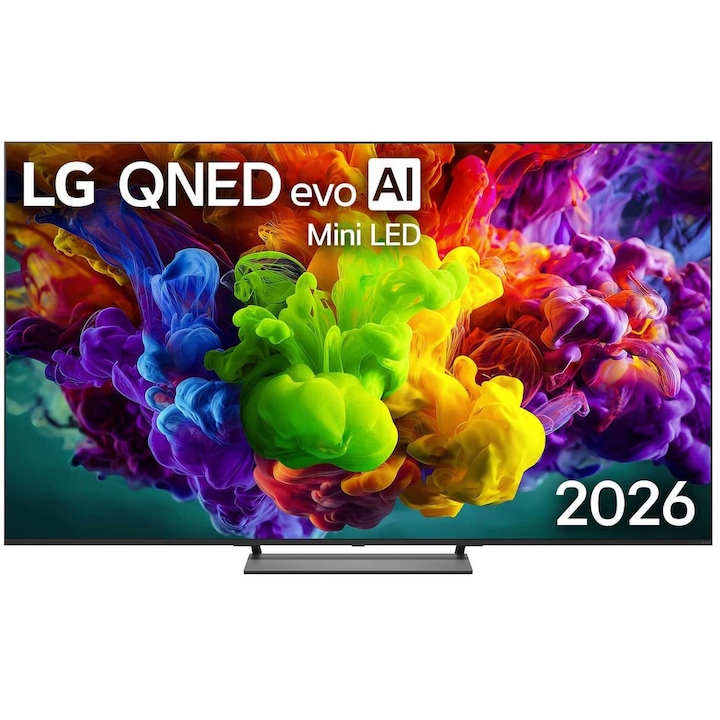 Televizor LG QNED Evo Mini LED 85QNED93B6A, 214 cm, Smart, 4K Ultra HD, 165 Hz, Clasa G (Model2026)