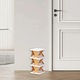 YANYXR BCS2906867 cipőtartó, moduláris emeletes ABS, 4 szintes, csavarmentes összeszerelés, 4–6 pár kapacitás, narancssárga/fehér, 26x24x48 cm