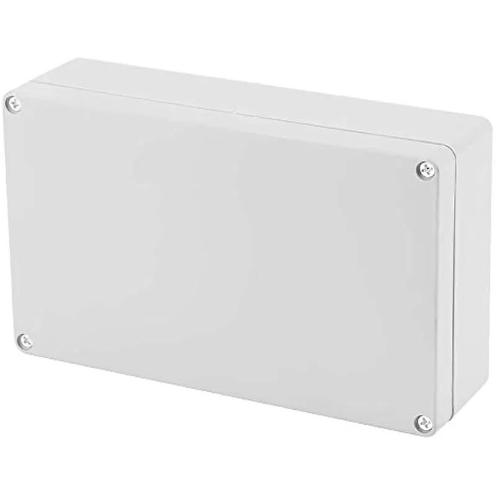 Cutie conexiuni ABS rezistenta la apa IP65 200x120x56mm, plastic, etansa, pentru exterior