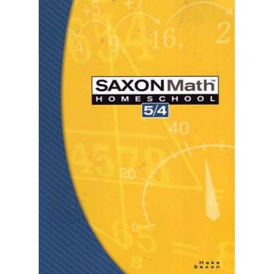 Saxon Math Homeschool 5/4, Stephen Hake (Author)
