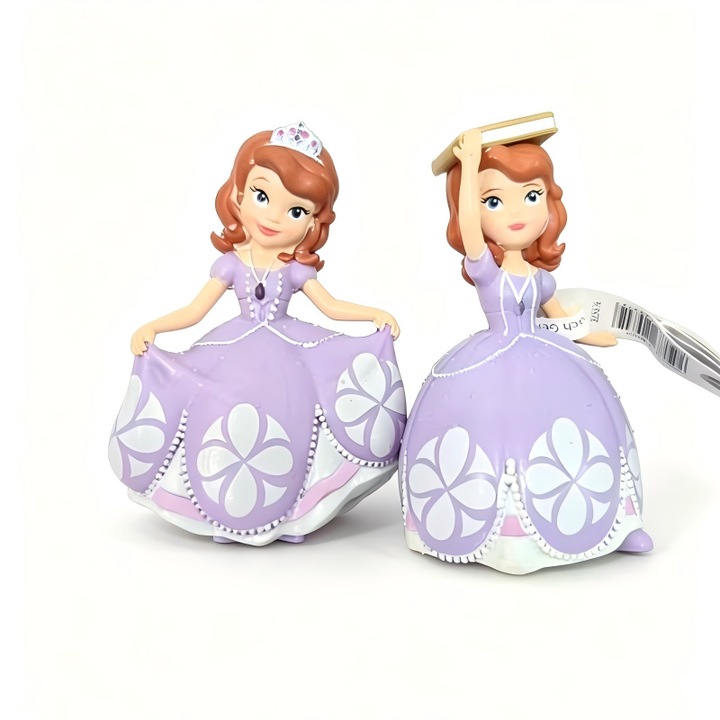 Set 2 figurine Printesa Sofia Intaia Disney, jucarii fete, model decor tort, figurine PVC colectie