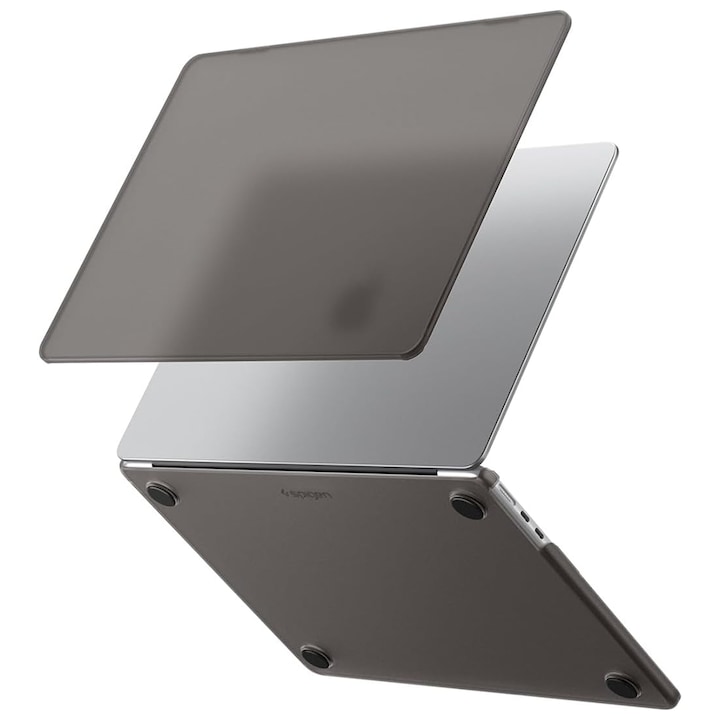 Husa pentru MacBook Air 13" (2022 / 2024 / 2025 / 2026) - Spigen Airskin (ACS11531) - Frost Black