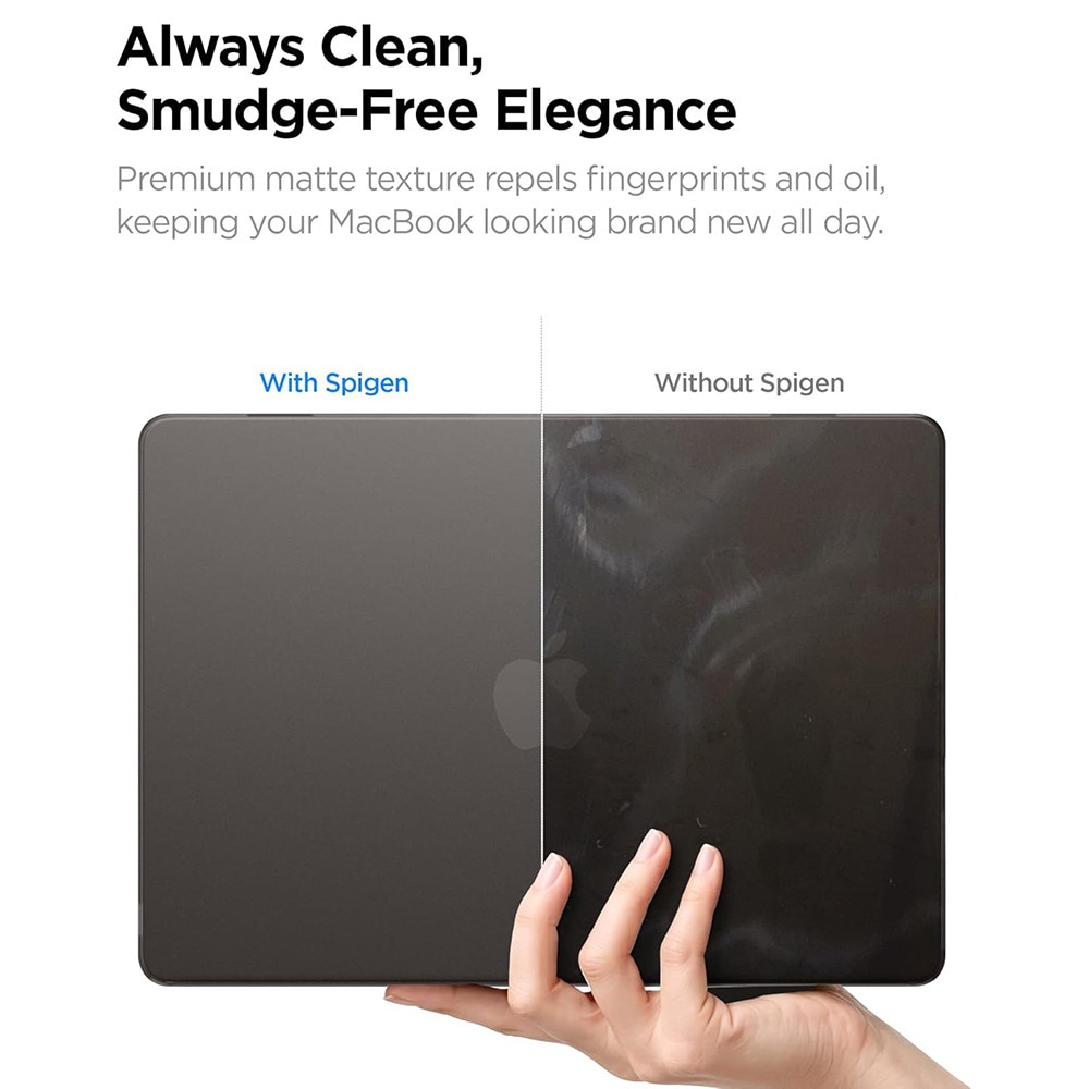 Husa pentru MacBook Air 13" (2022 / 2024 / 2025 / 2026) - Spigen Airskin (ACS11531) - Frost Black
