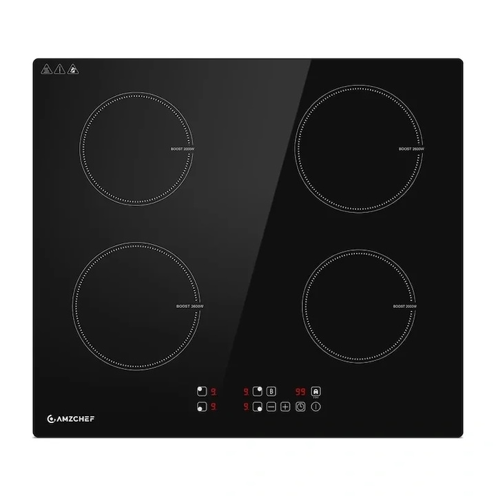 Plita incorporabila GORENJE GW641EXB, Gaz, 4 arzatoare, Wok, Negru