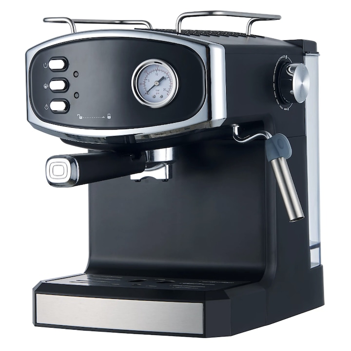 Espressor Automat Multi Capsule Adler AD 4391 Rezervor Apa 0.8L Rezervor Lapte 0.2L Presiune 20 Bari Putere 1400W Alb/Negru