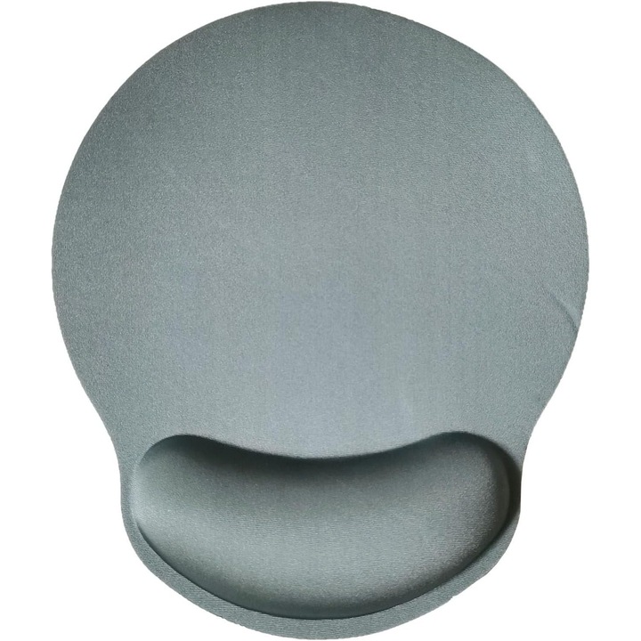 Mouse pad ergonomic cu suport pentru incheietura, spuma cu memorie, antiderapant, val de mare, 25x21x2cm