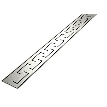 Rigola scurgere dus, Greek, 90 cm, completa, inox inoxidabil Rigola scurgere dus, Greek, 90 cm, completa, inox inoxidabil