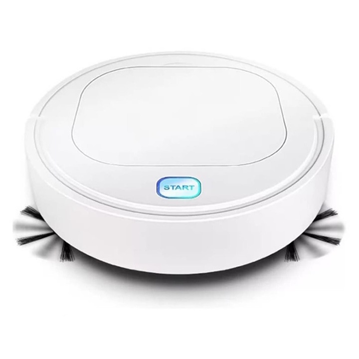 Aspirator robot automat, alb, 28x28x6.8cm, 1200mAh, 1800Pa, set complet