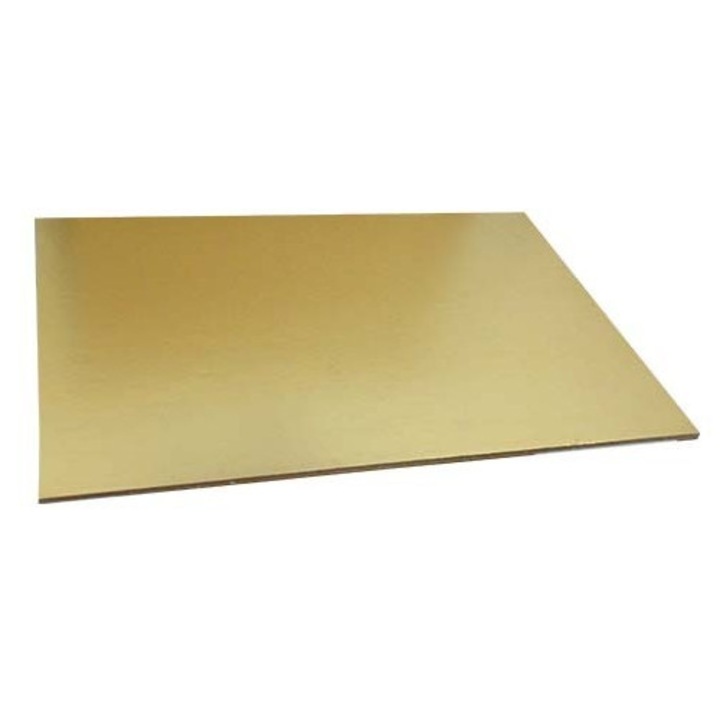 Planseta tort 35x25cm, 2 fete auriu argintiu pentru tort/prajitura