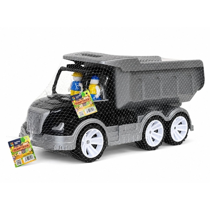 Basculantă toy Viva Toys Mati, gri, benă rabatabilă, 53x20x23cm