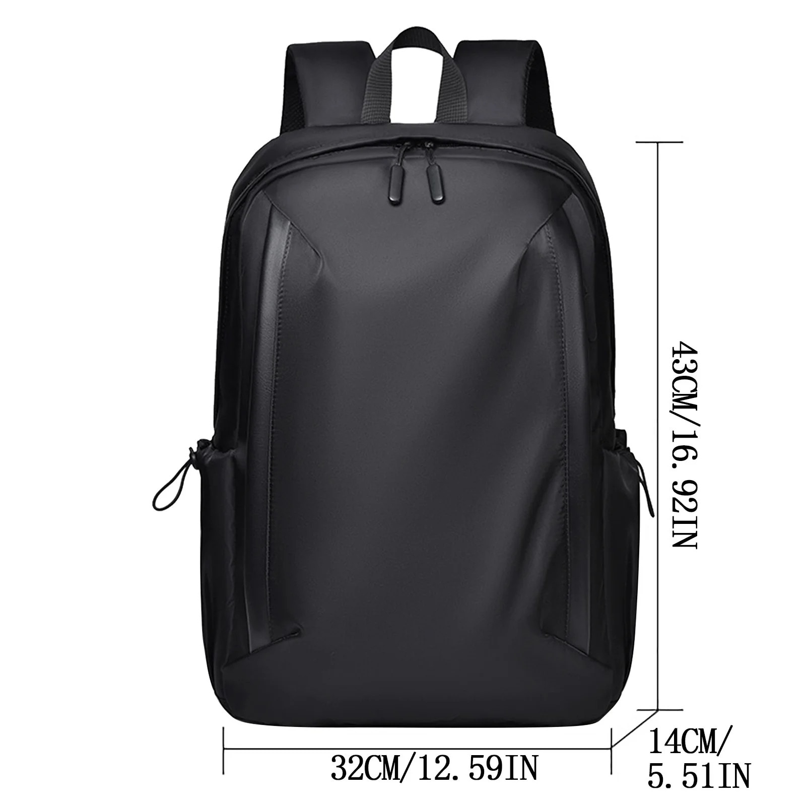 Rucsac laptop YANYXR, capacitate mare, negru, 32x43x14cm
