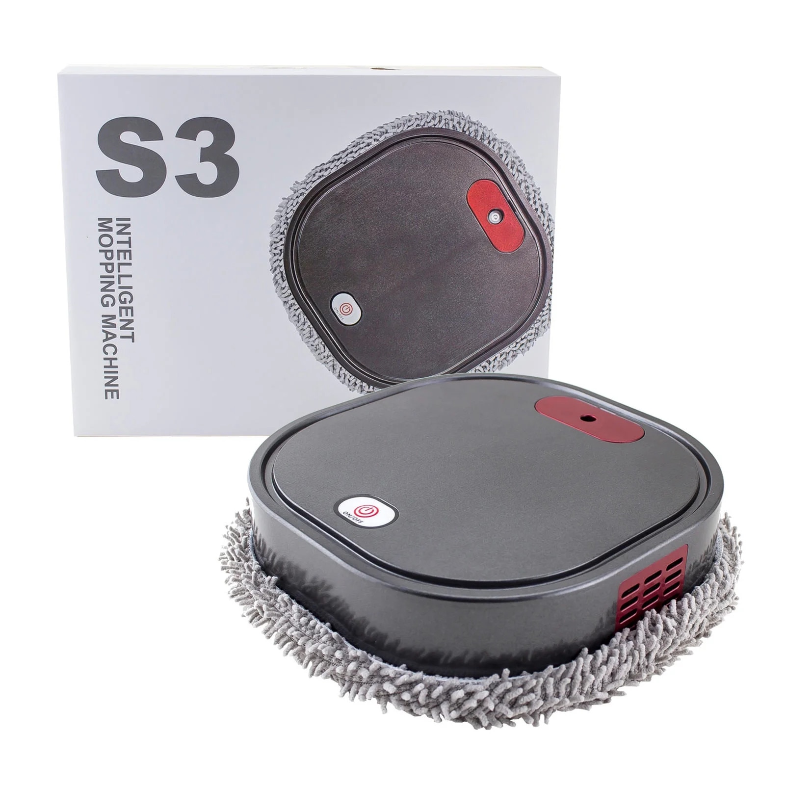 Robot aspirator YANYXR patru in unu, silentios, 26x26x7.5cm, 1500mAh