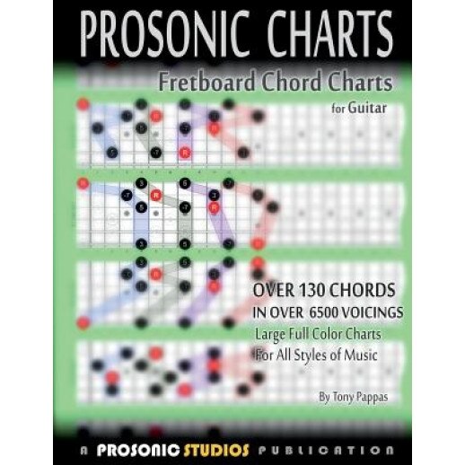 Fretboard Chord Charts for Guitar, Tony Pappas (Author)
