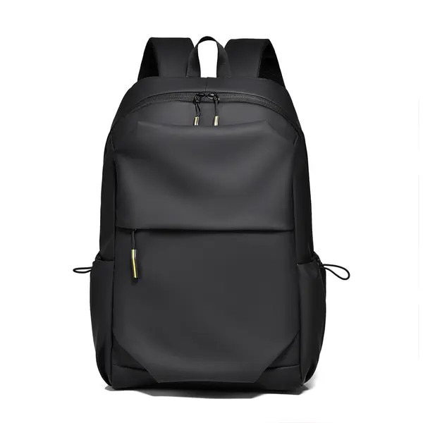 Rucsac pentru laptop din polyester impermeabil, pentru laptop 15.6 inch, bretele captusite si spate ventilat, negru, 30 x 42.5 x 15 cm