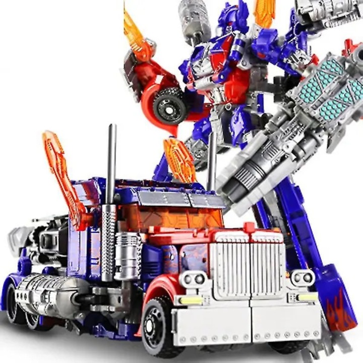 Jucarie robot transformabil K0438-cj260819-3577, transforma in masina si dinozaur/robot, aliaj si ABS, multicolor, variante Tyrannosaurus/Triceratops/Optimus Prime/Bumblebee