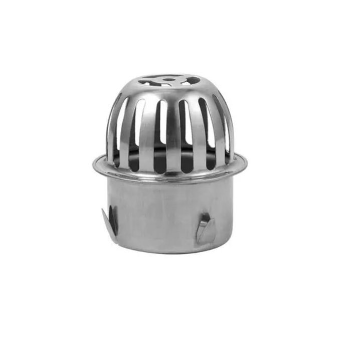 Set 2 gratare inox pentru jgheab, 76x70mm, diametru 58mm, universal