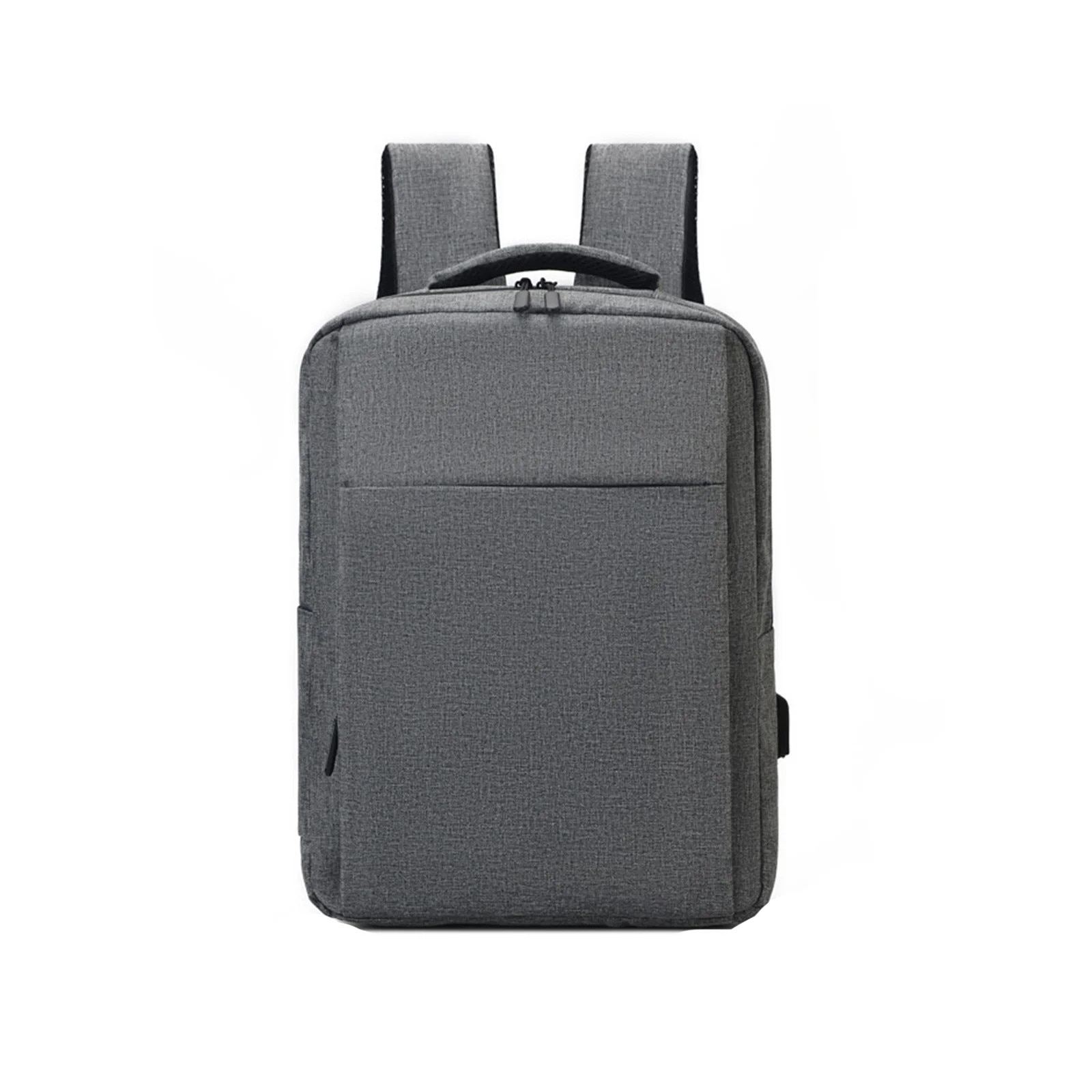 Rucsac laptop YANYXR 15.3 inch, slim, gri, 29x42x10cm, 16L, cu port USB