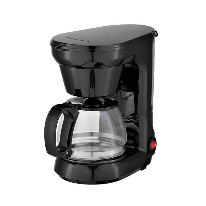 Aparat de cafea, Aiorber, 650 W, recipient din sticla, 750 ml, sistem anti-picurare, negru