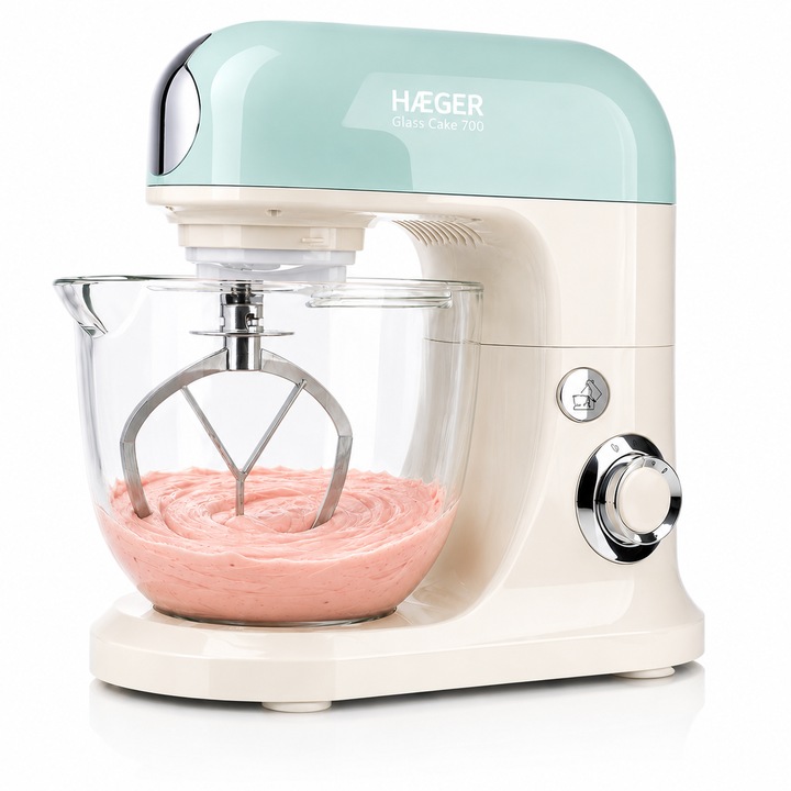Mixer electric manual Kamille, 29 cm, cap din silicon, 2 trepte de viteza, portabil, pentru oua, creme si spuma de lapte — KM7067