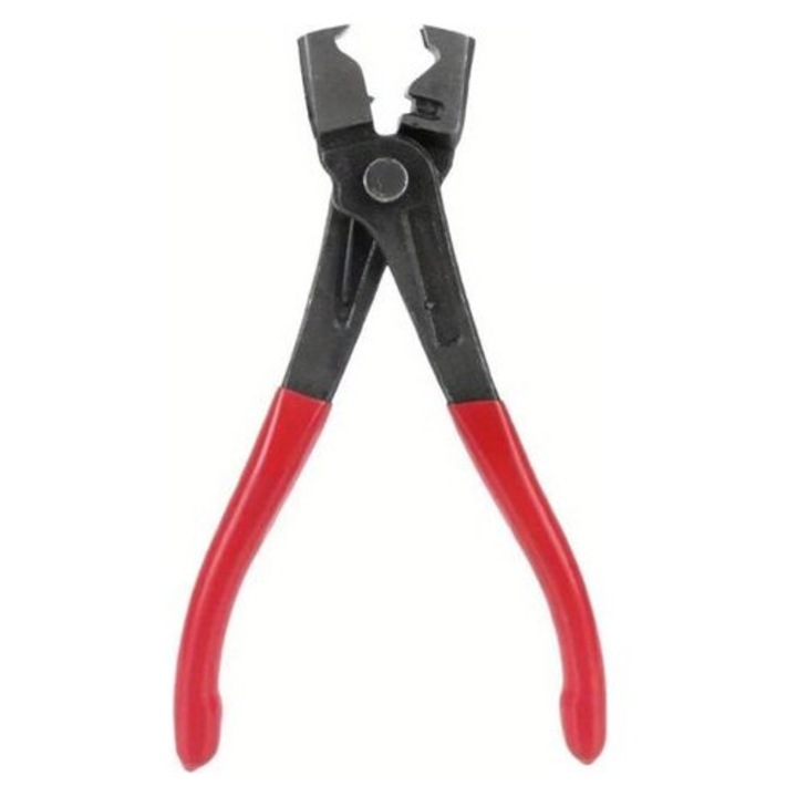 Cleste prindere auto, OEM, metal, rosu, 1 buc, 20x5cm