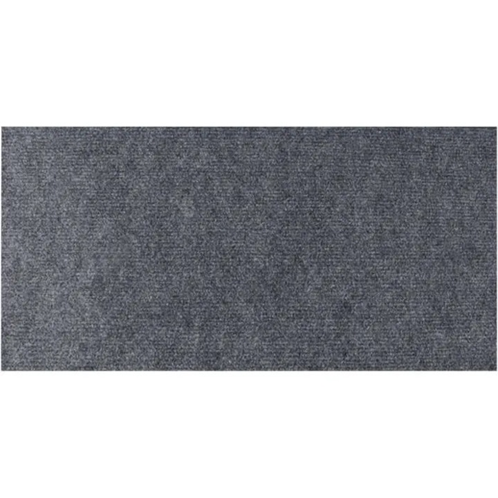 Covoras zgarietura pentru pisici autoadeziv din fetru, taietabil, gri inchis, 200 x 40 cm