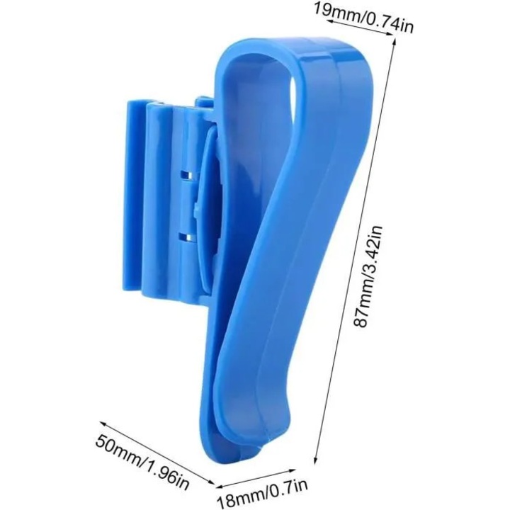 Suport furtun acvariu plastic albastru antiderapant compact