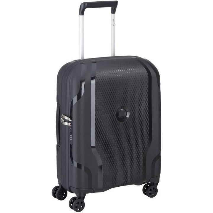 Куфар Delsey Clavel Slim черен 55x40x20см 35л 1.9кг