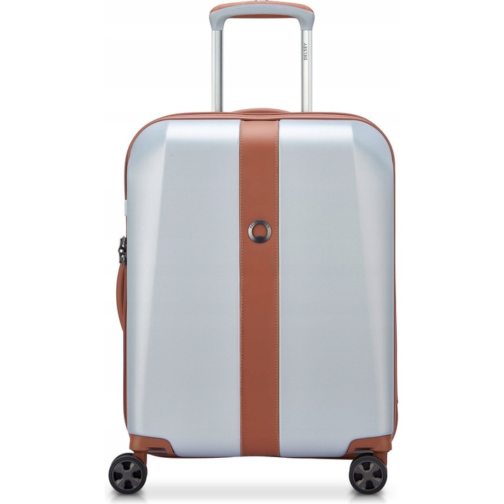 Куфар Delsey Promenade Hard 2.0 Slim сребрист 55x40x22см 3.2кг