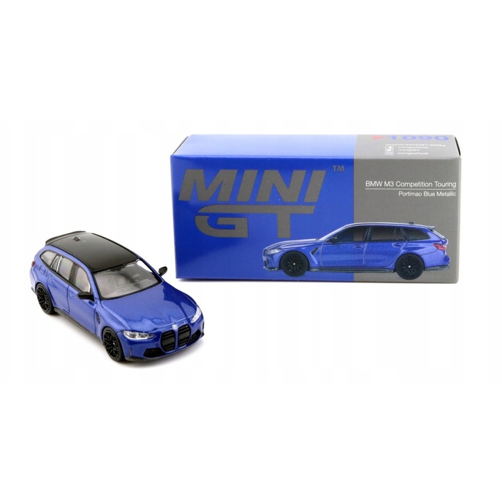 Mini GT BMW M3 Competition Touring Portimao Blue 1:64