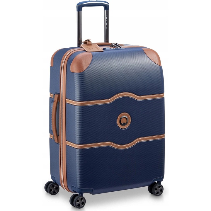Среден куфар Delsey Chatelet Air 2.0 тъмносин 66x45x28cm