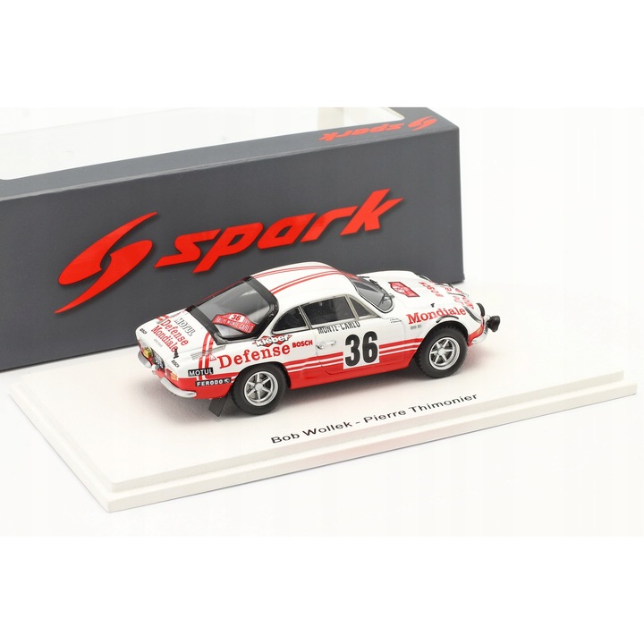 SPARK Alpine Renault A110 1800 1:43 gyűjtemény modell, fehér