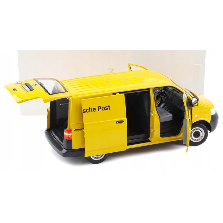 Automacheta Norev Volkswagen T5 Transporter 2003 Deutsche Post 1:18