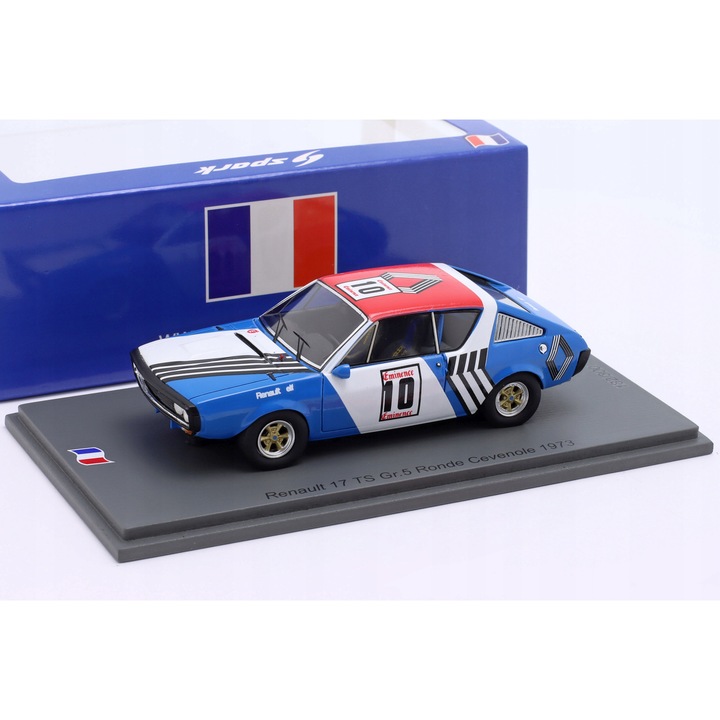 Renault 17 Spark modell 1:43 gyanta 1973 fehér 10