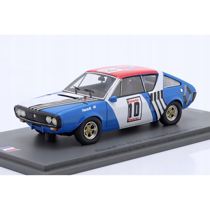 Renault 17 Spark modell 1:43 gyanta 1973 fehér 10