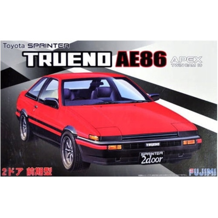 Modellautó Fujimi Toyota Sprinter Trueno AE86 Apex Twin Cam 16 1:24