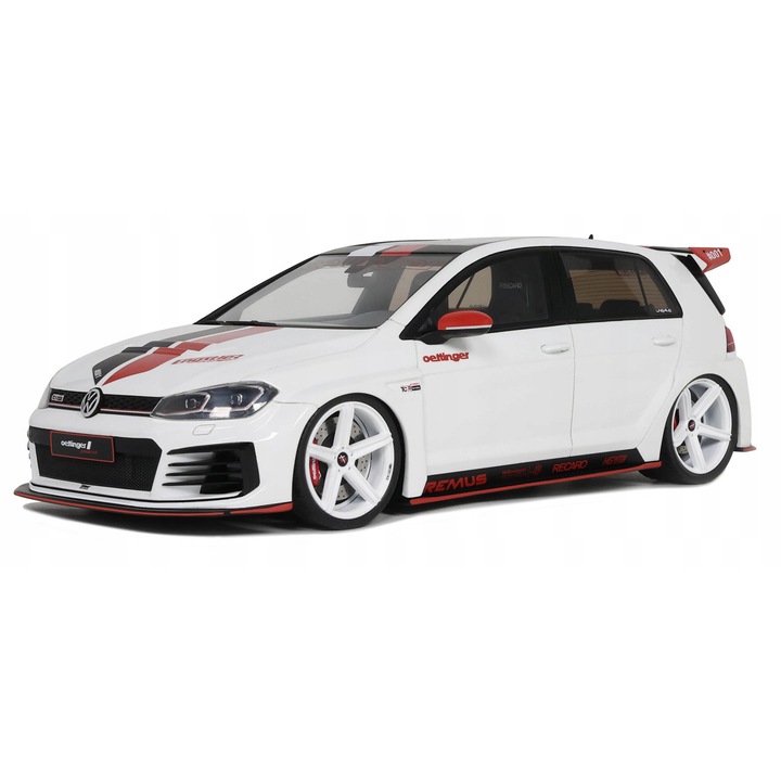 Model Volkswagen Golf VII GTI Oettinger 2019 Otto Mobile fehér 1:18 gyanta