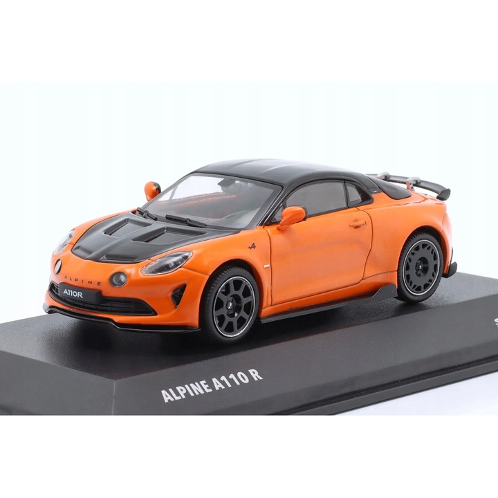 Modell fém Solido Alpine A110 R Radicale 2023 narancssárga 1:43