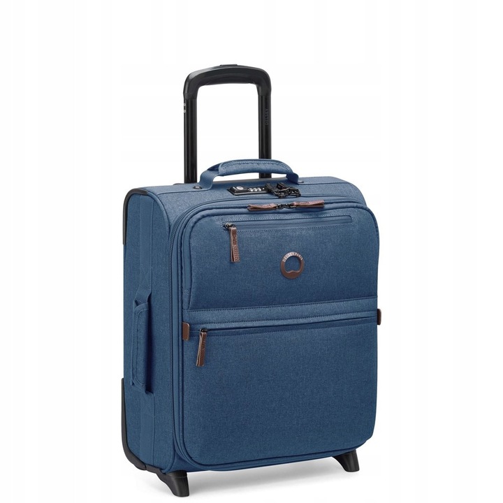 Куфар Delsey Maubert 2.0 син 45см разтегателен, със заключване TSA