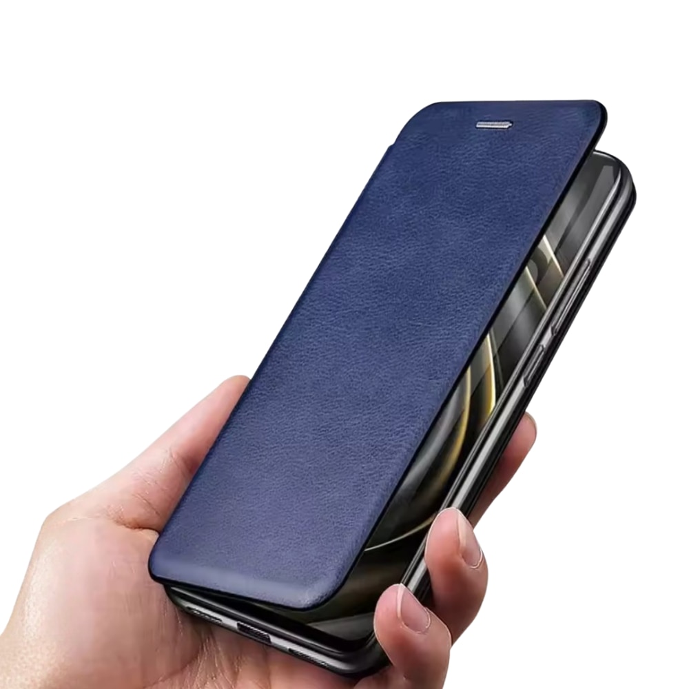 Husa pentru Samsung Galaxy M07, Premium Flip Book Wallet, Inchidere Magnetica, Suport Card si Stand, Protectie 360 Completa, ProBook, Albastru